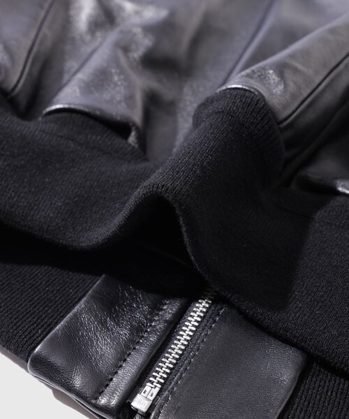 ADAM ET ROPE'(アダムエロペ)の「【LOEFF/ロエフ】LFU LAMB LT FLHT JK(ライダースジャケット・メンズ・ブラック・0/1/2)」の13枚目の写真