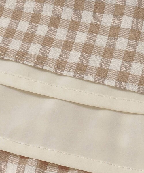 URBAN RESEARCH ROSSO（アーバンリサーチロッソ）の「F by ROSSO　ギンガムチェックマーメイドスカート（スカート・レディース・BEIGE/NAVY・36/38）」の9枚目の写真