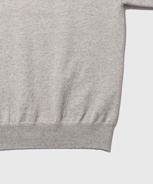 ADAM ET ROPE'（アダムエロペ）の「【Yonetomi/ヨネトミ】RIGID CASHMERE SWEATER P/O <TOP GRAY>（ニット/セーター・メンズ・グレー・2/3/4）」の8枚目の写真
