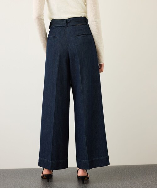 ROPE'（ロペ）の「ライトテンセルデニムベルテッドワイドパンツ（その他パンツ・レディース・ネイビー・34/36/38）」の12枚目の写真