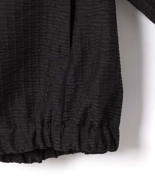 ROPE'（ロペ）の「シアージャガードライトブルゾン（ブルゾン・レディース・ブラック/ベージュ系・F）」の12枚目の写真