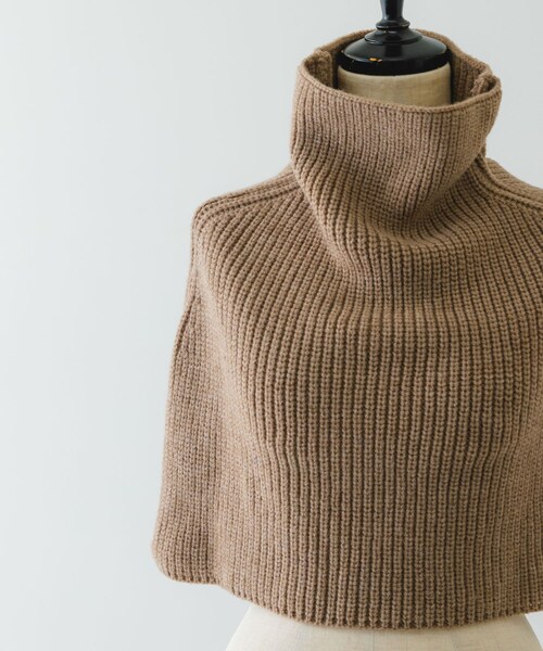 RODE SKO（ロデスコ）の「リブネックウォーマー（ネックウォーマー/スヌード・レディース・GRAY/BEIGE・one）」の21枚目の写真