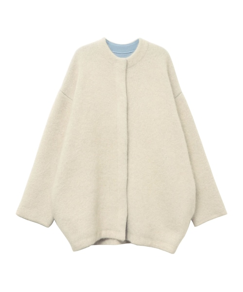 ELENDEEK（エレンディーク）の「CN RACCOON MIX WCD（カーディガン/ボレロ・レディース・アイボリー/ライトグレー/グレー/レッド/ピンク/イエロー/ミントグリーン/ネイビー/ラベンダー/ベージュ/ミディアムグレー/アイスブルー・01/02）」の18枚目の写真