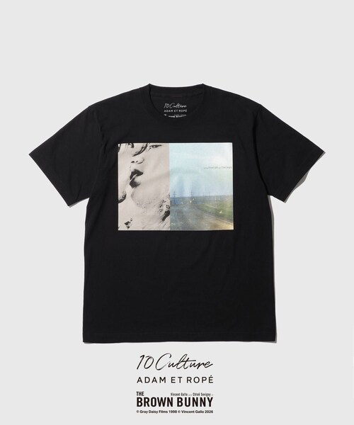 ADAM ET ROPE'(アダムエロペ)の「【The Brown Bunny × 10Culture for ADAM ET ROPE'】The Brown Bunny T SHIRT(Tシャツ/カットソー・メンズ・ブラック/ブラック系/スミクロ/チャコール/グレー/ライトグレー/グレー系/ホワイト/ホワイト系・L/M/XL)」の16枚目の写真