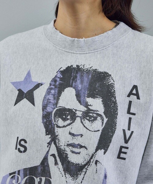 ADAM ET ROPE'（アダムエロペ）の「【COUTURE D'ADAM（クチュール ド アダム）】ビンテージスウェット photo（スウェット・レディース・グレー・38）」の15枚目の写真