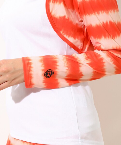 ROPE'(ロペ)の「【UV】【吸水速乾】タイダイボーダー長袖ボレロ(その他トップス・レディース・ブラック/ネイビー/オレンジ・F)」の19枚目の写真