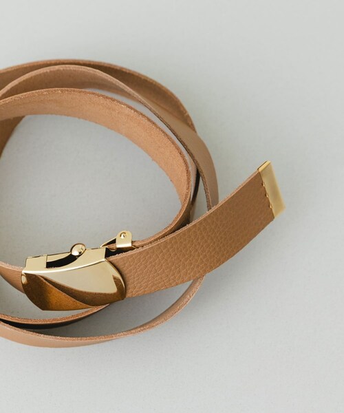RODE SKO（ロデスコ）の「atelier brugge　ROLLER BUCKLE BELT（ベルト・レディース・BLACK/GREIGE/CHOCO・One）」の14枚目の写真