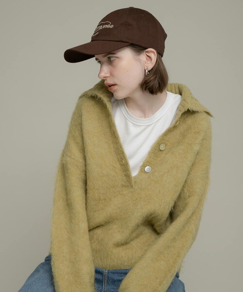 URBAN RESEARCH Sonny Label（アーバンリサーチサニーレーベル）の「エンブロイダリーロゴキャップ（キャップ・レディース・ネイビー/ブラウン/ブルー・One）」の8枚目の写真