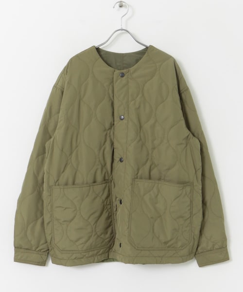 URBAN RESEARCH DOORS(アーバンリサーチドアーズ)の「FORK&SPOON リバーシブルノーカラーブルゾン(ブルゾン・メンズ・OLIVE/BLACK・4/5)」の22枚目の写真