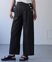 nissen | サラチノストレッチワイドパンツ(吸汗速乾・接触冷感・UVカット)＜大きいサイズ有＞(パンツ)