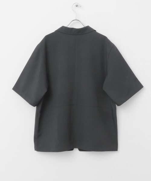 KBF（ケイビーエフ）の「ハーフスリーブルーズジャケット（テーラードジャケット・レディース・CHARCOAL/MOCHA・one）」の13枚目の写真