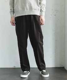 URBAN RESEARCH DOORS | ウールライクサージストレートトラウザー(その他パンツ)