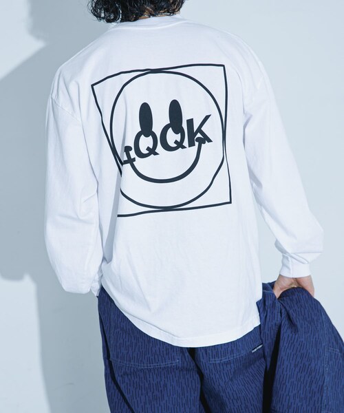 URBAN RESEARCH（アーバンリサーチ）の「LQQK Studio　SMILEY LOGO POCKET TEE（Tシャツ/カットソー・メンズ・WHITE・M/L/XL）」の7枚目の写真