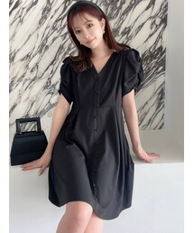 RESEXXY | ドレープミニシャツワンピース(シャツワンピース)