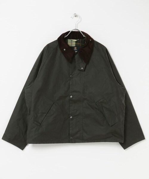 URBAN RESEARCH DOORS（アーバンリサーチドアーズ）の「Barbour　OS TRANSPORT WAX JACKET（テーラードジャケット・メンズ・BLACK/D.BROWN/SAGE・36/38/40）」の13枚目の写真