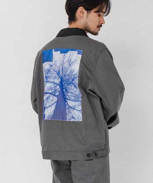 URBAN RESEARCH(アーバンリサーチ)の「Dickies × semoh for URBAN RESEARCH EISENHOWER JACKET(ブルゾン・メンズ・BLACK/GREY・1/2/3)」の3枚目の写真