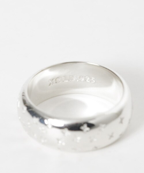 URBAN RESEARCH(アーバンリサーチ)の「XOLO Letter Ring -Wide-(リング・メンズ・SILVER・L)」の6枚目の写真