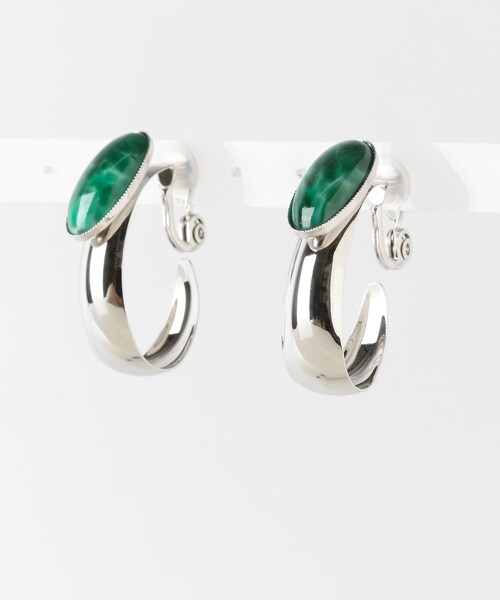 URBAN RESEARCH DOORS(アーバンリサーチドアーズ)の「RLIGHTs ガラスイヤリング∴(イヤリング・レディース・Wht×Gld/Grn×Slv・FREE)」の6枚目の写真