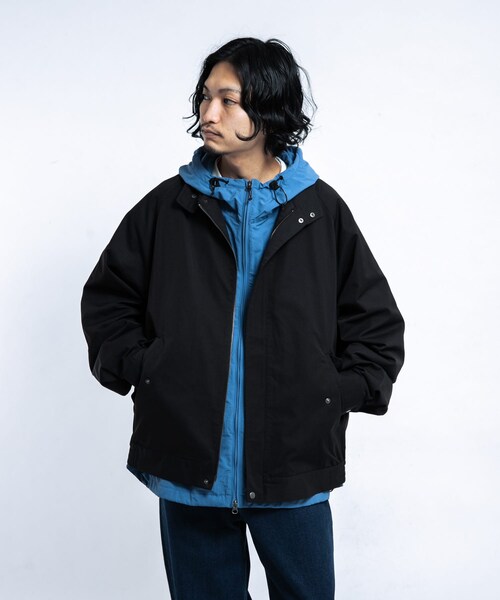 EKAL（エカル）の「SOLOTEXツイルスタンドジャケット（ブルゾン・メンズ・ネイビー/ブラック・M/L）」の6枚目の写真