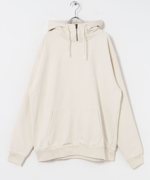 URBAN RESEARCH(アーバンリサーチ)の「dDdDdDd FADE HALFZIP HOODIE SWEAT(パーカー・メンズ・GRAY/WHITE/BLACK/NAVY・S/M/L/XL/XXL)」の10枚目の写真