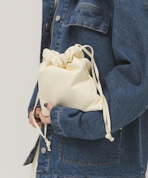 KBF | ギャザーデザインミニBAG(ショルダーバッグ)