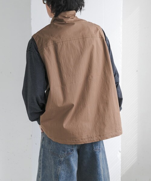 URBAN RESEARCH DOORS（アーバンリサーチドアーズ）の「FORK&SPOON　フィールドベスト（ベスト・メンズ・DARK NAVY/BROWN・4/5）」の8枚目の写真