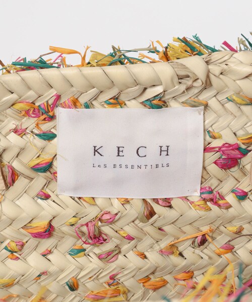 URBAN RESEARCH（アーバンリサーチ）の「KECH LeS ESSENTIELS　RAFFIA FRINGE 2WAY BAG（かごバッグ・レディース・MULTI・One）」の7枚目の写真