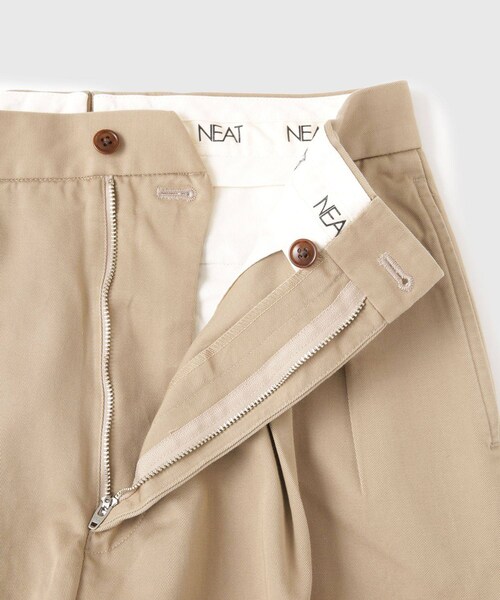 ADAM ET ROPE'（アダムエロペ）の「【NEAT/ニート】NEAT CHINO（チノパンツ・メンズ・ブラック/ベージュ・44/46）」の7枚目の写真