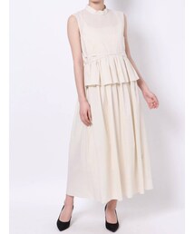 LAGUNAMOON | ウエストマークペプラムワンピース(ワンピース)