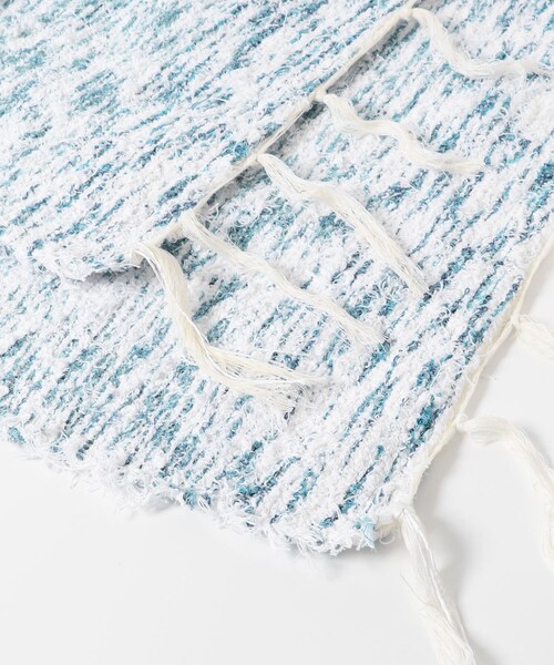 URBAN RESEARCH DOORS(アーバンリサーチドアーズ)の「『別注』JARAPA×DOORS LIVING PRODUCTS ミックスラグ 140×200(インテリア雑貨・メンズ・BRN×WHT/BLU×WHT・M)」の8枚目の写真