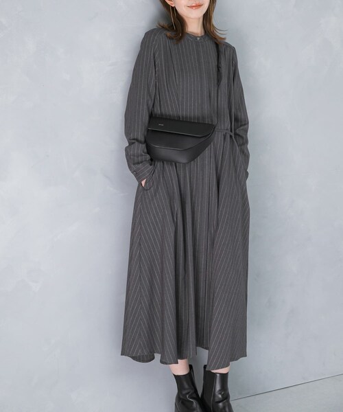 URBAN RESEARCH ROSSO（アーバンリサーチロッソ）の「『WEB限定』イレギュラーヘムワンピース（ワンピース・レディース・B/CHECK/G/STRIPE/N/STRIPE・FREE）」の17枚目の写真