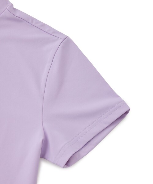 ROPE'(ロペ)の「【ESSENTIAL】半袖モックネックシャツ/UV・吸水速乾(Tシャツ/カットソー・レディース・ブラック/ホワイト/ネイビー/ラベンダー・L/M/XL)」の21枚目の写真