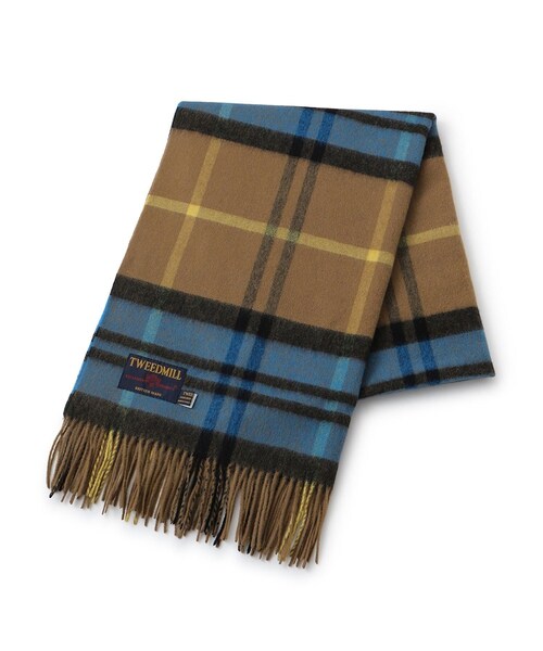 ADAM ET ROPE'(アダムエロペ)の「【TWEEDMILL(ツイードミル)】Knee Rug(大判ストール)(マフラー・レディース・グレー系/カーキ/ターコイズ/レッド系・F)」の17枚目の写真