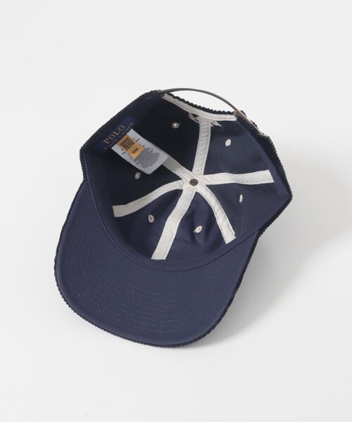 URBAN RESEARCH Sonny Label（アーバンリサーチサニーレーベル）の「POLO RALPH LAUREN　CORDUROY BASEBALL CAP（キャップ・メンズ・NAVY/GREEN・One）」の6枚目の写真