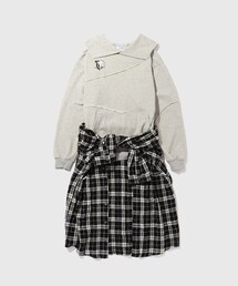 ADAM ET ROPE' | 【LIBRIO MENDONCA/リブリオ メンドンサ】SHIRT DOCKING SWEAT PULLOVER(スウェット)