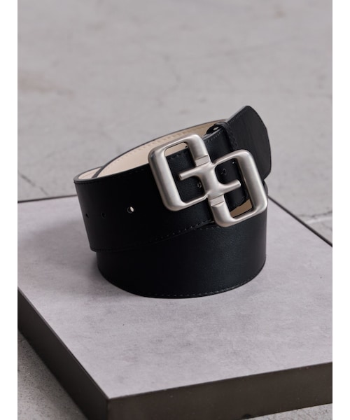 GYDA（ジェイダ）の「GG WIDE FAKE LEATHERベルト（ベルト・レディース・ブラック・F）」の3枚目の写真