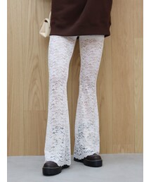 EVRIS | レースフレアパンツ(その他パンツ)