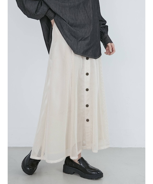 【 the dayz tokyo 】メッシュスカート the dayz tokyo 】メッシュスカート