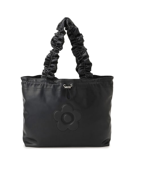VIS(ビス)の「【WEB限定】【MARY QUANT×VIS】フリルハンドルトートバッグ/A4対応(トートバッグ・レディース・ブラック/シルバー・F)」の5枚目の写真