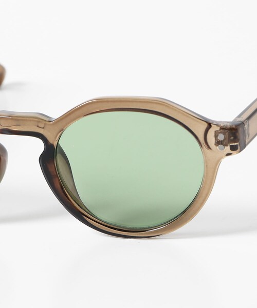 KBF（ケイビーエフ）の「ボストンフレームサングラス（メガネ・レディース・BLUE GRAY/GREEN/BROWN・one）」の7枚目の写真