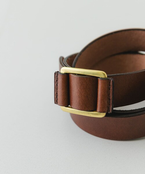 RODE SKO（ロデスコ）の「atelier brugge　SLIDE LETHER BELT（ベルト・レディース・BLACK/CHOCO・One）」の13枚目の写真