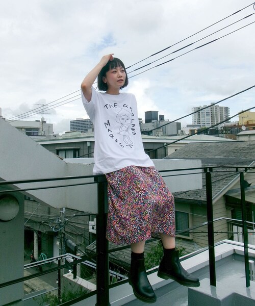 THE GOODLAND MARKET(ザグッドランドマーケット)の「ザ グッドランド マーケット 三戸なつめ×ORGANIC COTTON TEE-1(Tシャツ/カットソー・メンズ・WHITE・L/XL)」の5枚目の写真