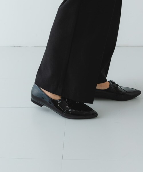 RODE SKO（ロデスコ）の「『MADE IN JAPAN』ポインテッドレースアップシューズ（ドレスシューズ・レディース・MOCHA/BLACK・36/37/38）」の16枚目の写真