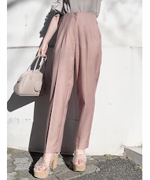 dazzlin | ハイウエストタックパンツ(その他パンツ)