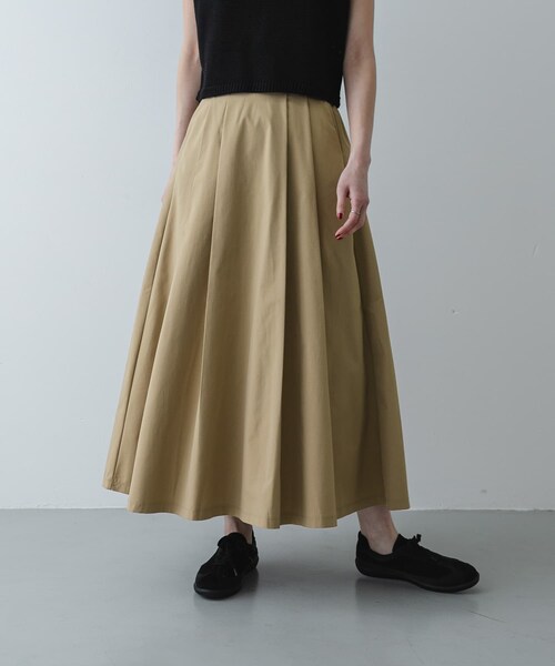 SENSE OF PLACE by URBAN RESEARCH（センスオブプレイスバイアーバンリサーチ）の「タックボリュームスカート（スカート・レディース・BEIGE/BLACK/BLUE・One）」の15枚目の写真