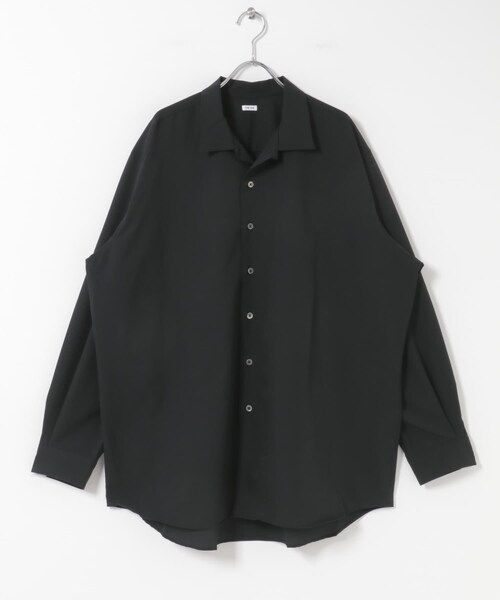 URBAN RESEARCH(アーバンリサーチ)の「THE DAY QUICK DRY STRETCH OPEN COLLAR SHIRT(シャツ/ブラウス・メンズ・WHITE/BLACK・2/3)」の7枚目の写真