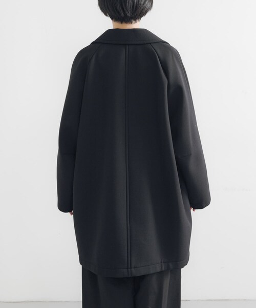 URBAN RESEARCH（アーバンリサーチ）の「ボンディングチェスターコート（チェスターコート・レディース・CHARCOAL/BLACK・FREE）」の4枚目の写真