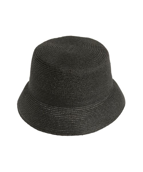 TONAL(トーナル)の「ウォッシャブルペーパー×ブレードバケットハット(ハット・レディース・ブラック/ベージュ・F)」の1枚目の写真