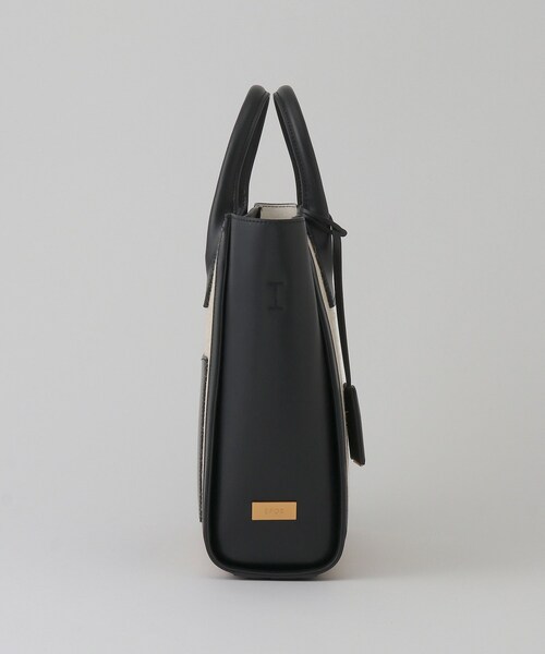 ROPE'（ロペ）の「【E'POR】 I BAG Medium（キャンバスコンビ縦型トートバッグ）（ハンドバッグ・レディース・ブラック系/オフホワイト・F）」の18枚目の写真