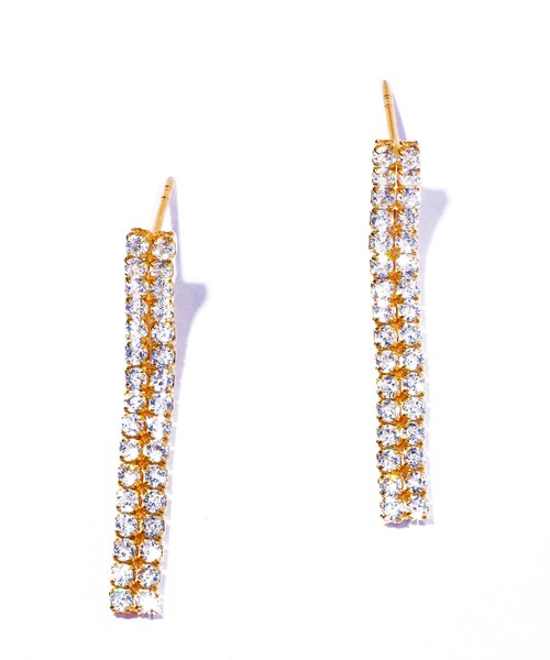 ROPE'(ロペ)の「【WEB限定】【les bonbon (ル ボンボン)】princess double pierce GD(ピアス(両耳用)・レディース・ゴールド・F)」の8枚目の写真